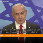 Netanyahu “L’uccisione di Sinwar un duro colpo al male”