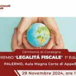 Camera Avvocati Tributaristi Palermo assegna premio “Legalità fiscale”