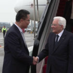 Il Presidente Mattarella arriva a Hangzhou