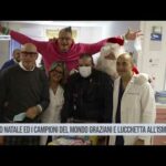 Palermo. Babbo Natale ed i campioni del mondo Graziani e Lucchetta all’ISMETT