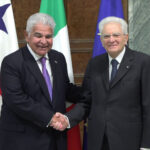 Mattarella riceve il presidente della Repubblica di Panama