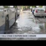 Palermo. Piove e sulle strade si riaprono buche e voragini